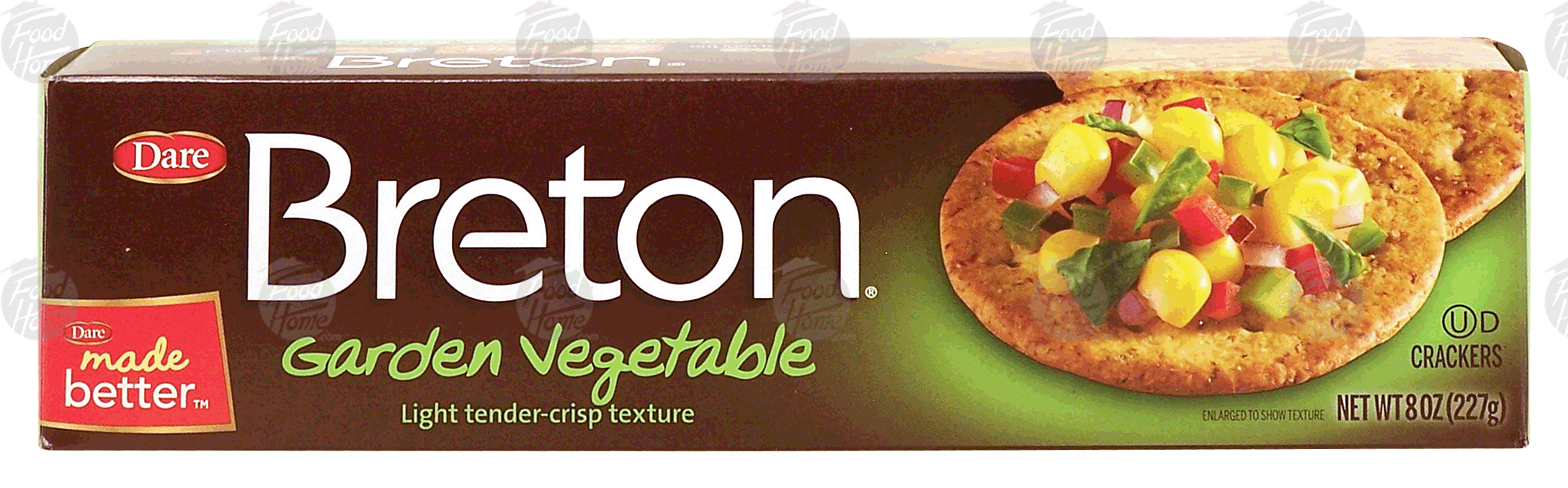 Dare Breton garden vegetable crackers, light tender-crisp texture Full-Size Picture